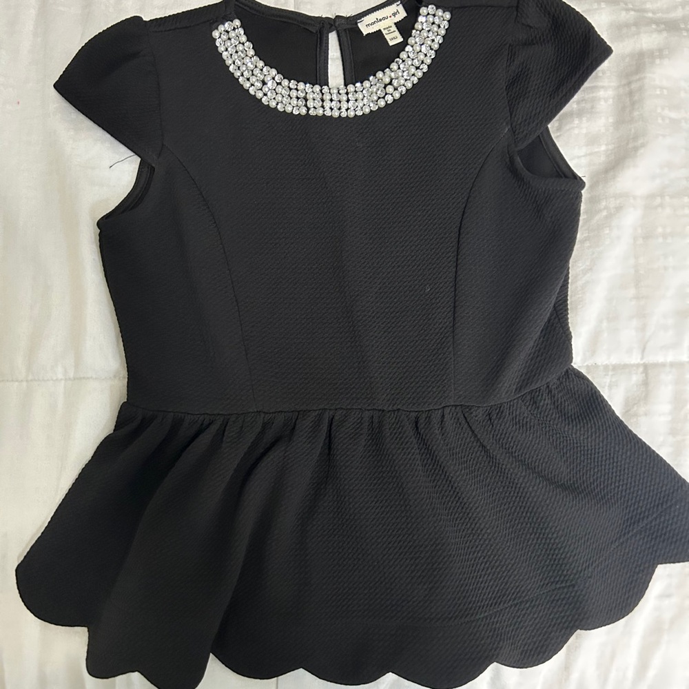 Girls black blouse